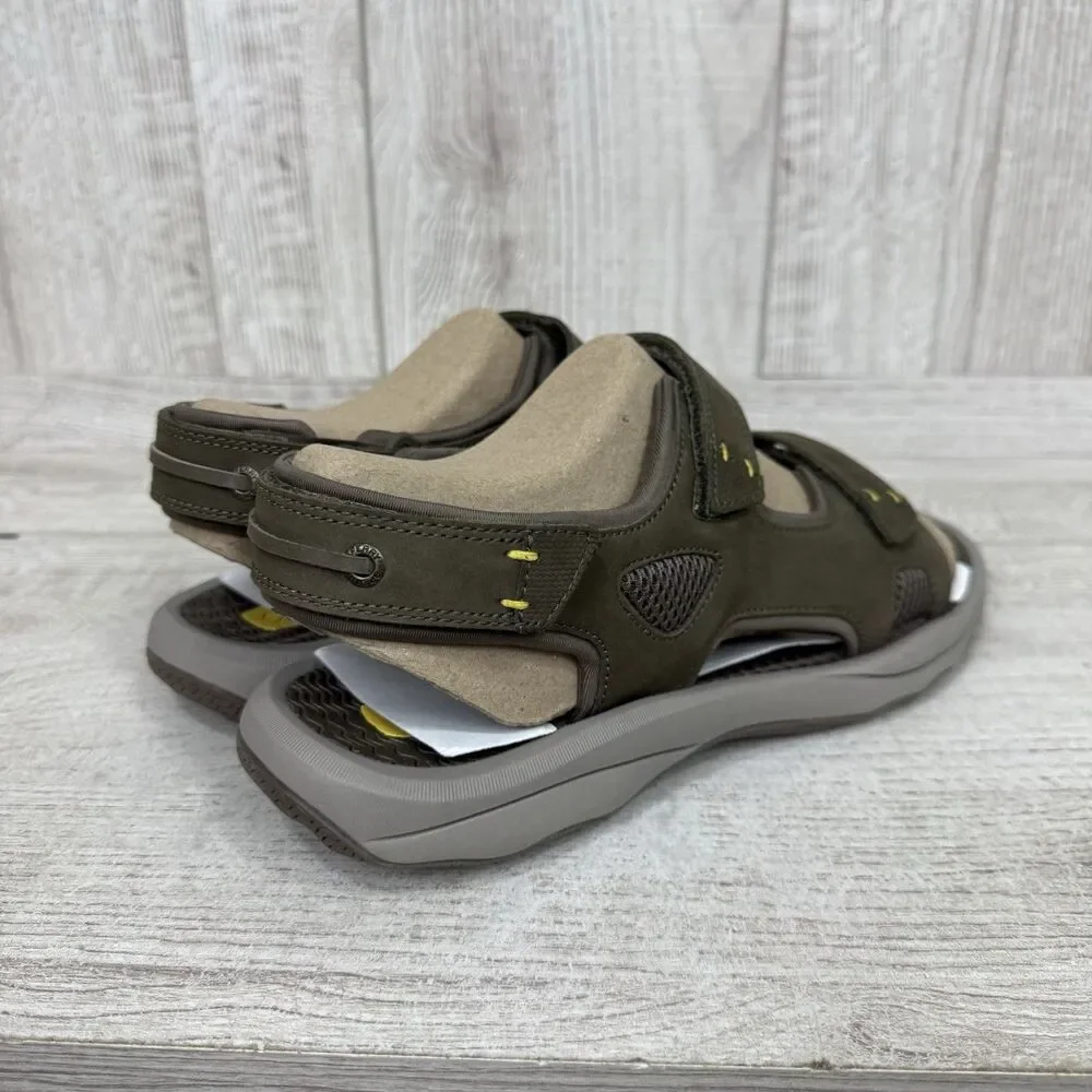 Sperry Deltona Men's Size 10.5 Strap Sandal Olive MM-322 Beach Travel Comfort